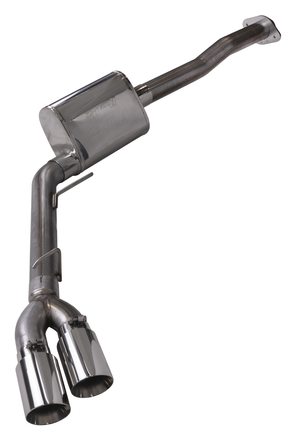 Pypes Race Pro Cat Back Exhaust System For 15-20 Ford F150 3.5L And 5.0L, Split Rear Dual Exit With Pypes Race Pro Cat Back Exhaust System For 15-20 Ford F150 3.5L And 5.0L, Split Rear Dual Exit With