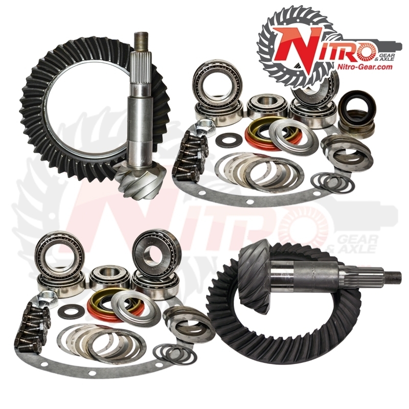 Nitro Gear 8.25 In. Front And Rear Gear Package Kit With Dana 30 Reverse, 4.11 Ratio For 1990-1999