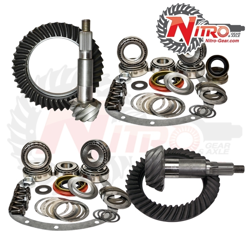 Nitro Gear 8.25 In. Front And Rear Gear Package Kit With Dana 30 Reverse, 4.11 Ratio For 1990-1999 Nitro Gear 8.25 In. Front And Rear Gear Package Kit With Dana 30 Reverse, 4.11 Ratio For 1990-1999