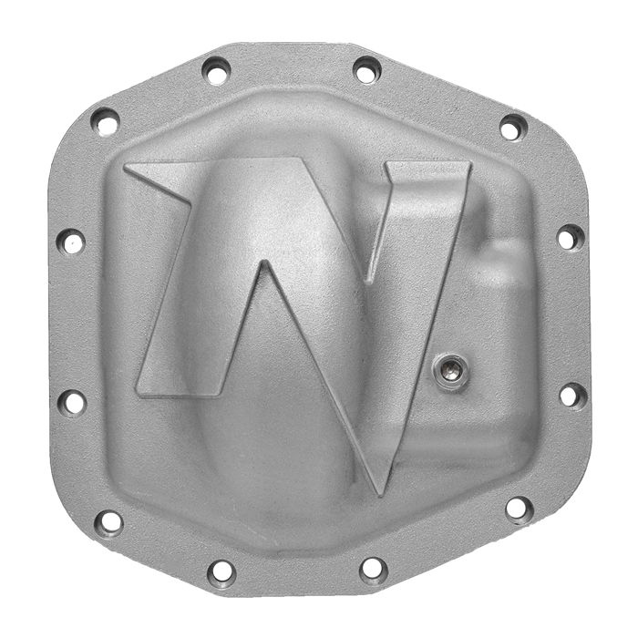 Nitro Gear Defender Aluminum Silver Differential Cover, Dana 220Mm For Jeep Wrangler Jl