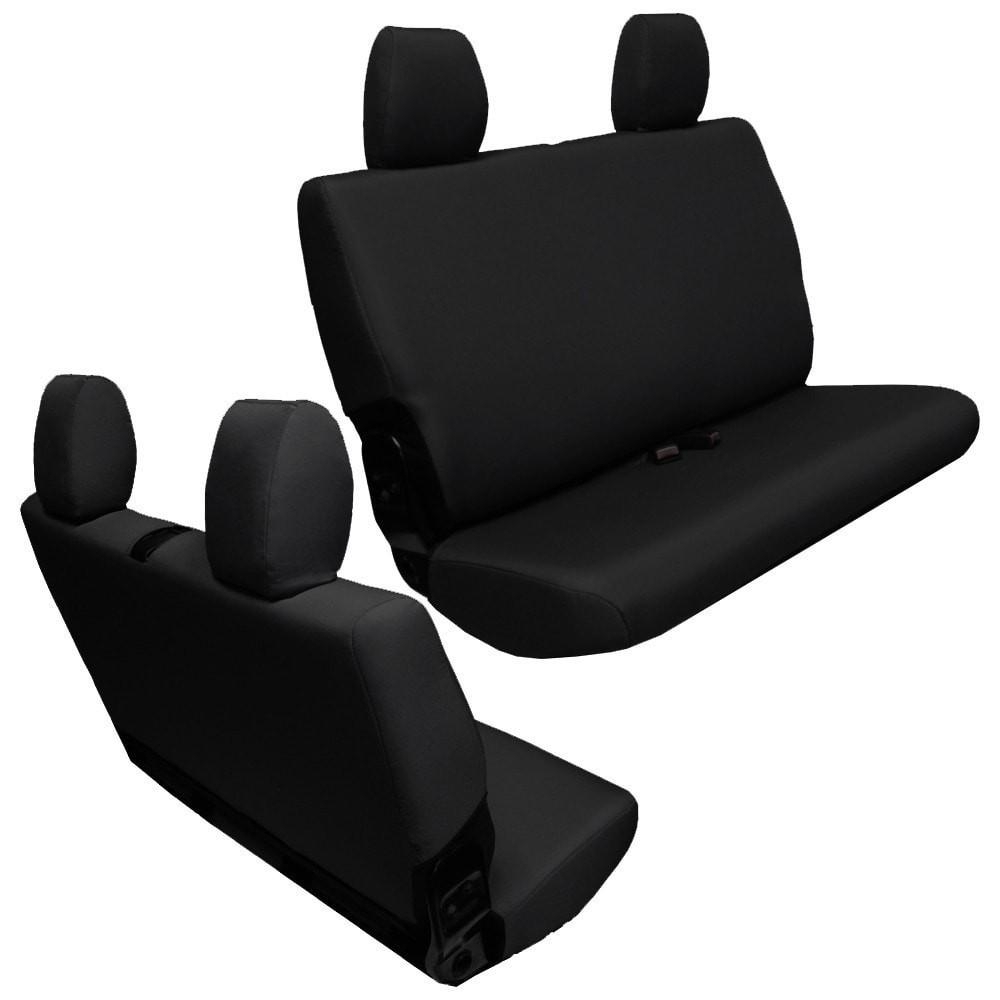 Bartact Base Line Performance Rear Bench Seat Cover For 07-10 Wrangler Jk 2 Door, Black | 07-10 JK,