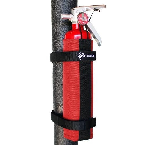 Bartact Roll Bar Fire Extinguisher Mount (2.5 Lb), Red, FXVD-RBIAFEH25R