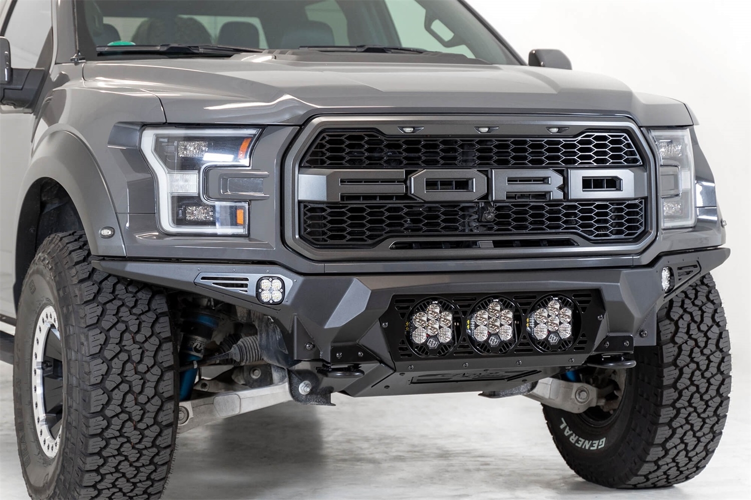 Addictive Desert Designs Bomber Front Bumper For 17-20 Ford Raptor (Baja Designs Lp6 Light Mounts) Addictive Desert Designs Bomber Front Bumper For 17-20 Ford Raptor (Baja Designs Lp6 Light Mounts)