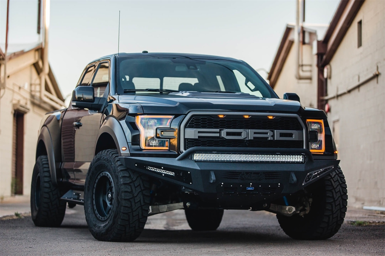 Addictive Desert Designs Honeybadger Front Bumper With Intercooler Vents For 17-20 Ford Raptor Addictive Desert Designs Honeybadger Front Bumper With Intercooler Vents For 17-20 Ford Raptor