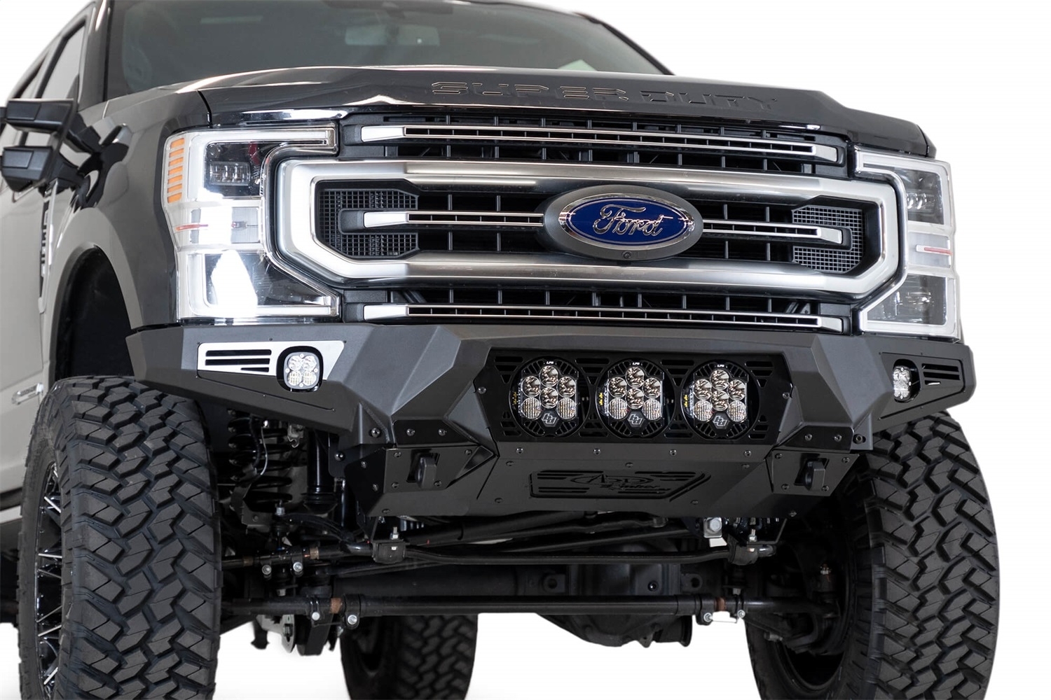 Addictive Desert Designs Bomber Front Bumper For Ford Super Duty (Baja Designs Lp6 Light Mounts) Addictive Desert Designs Bomber Front Bumper For Ford Super Duty (Baja Designs Lp6 Light Mounts)