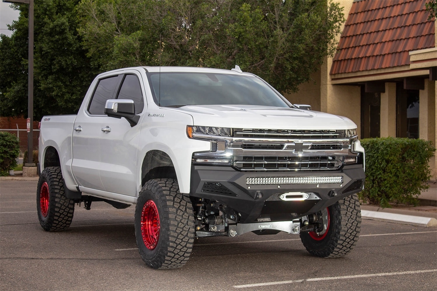 Addictive Desert Designs Stealth Fighter Front Winch Bumper For Chevy Silverado 1500 (Gas Only) Addictive Desert Designs Stealth Fighter Front Winch Bumper For Chevy Silverado 1500 (Gas Only)