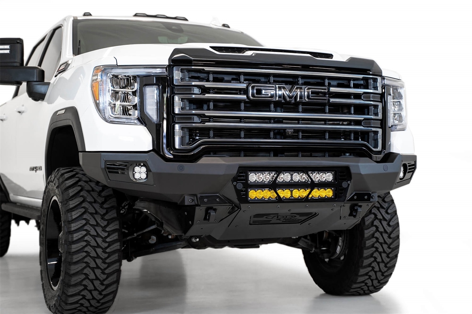 Addictive Desert Designs Bomber Front Bumper For Gmc Sierra 2500/3500 (Dual 20 Addictive Desert Designs Bomber Front Bumper For Gmc Sierra 2500/3500 (Dual 20