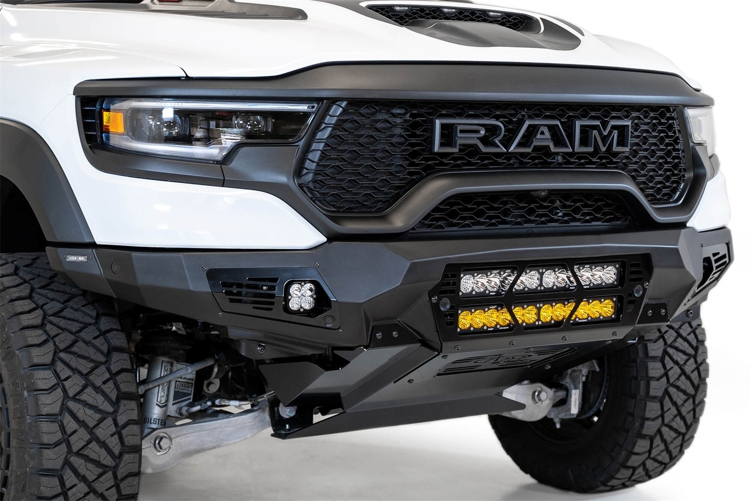 Addictive Desert Designs Bomber Front Bumper With Center Mounts For Dual 20 Addictive Desert Designs Bomber Front Bumper With Center Mounts For Dual 20