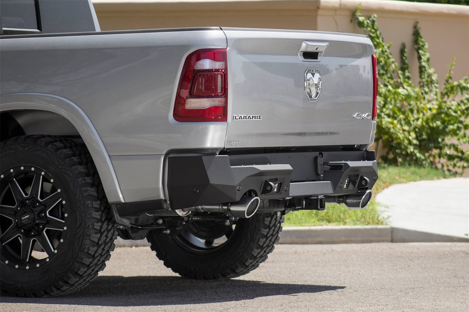 Addictive Desert Designs Stealth Fighter Rear Bumper For Ram 1500/rebel (6 Backup Sensor Cutouts) Addictive Desert Designs Stealth Fighter Rear Bumper For Ram 1500/rebel (6 Backup Sensor Cutouts)