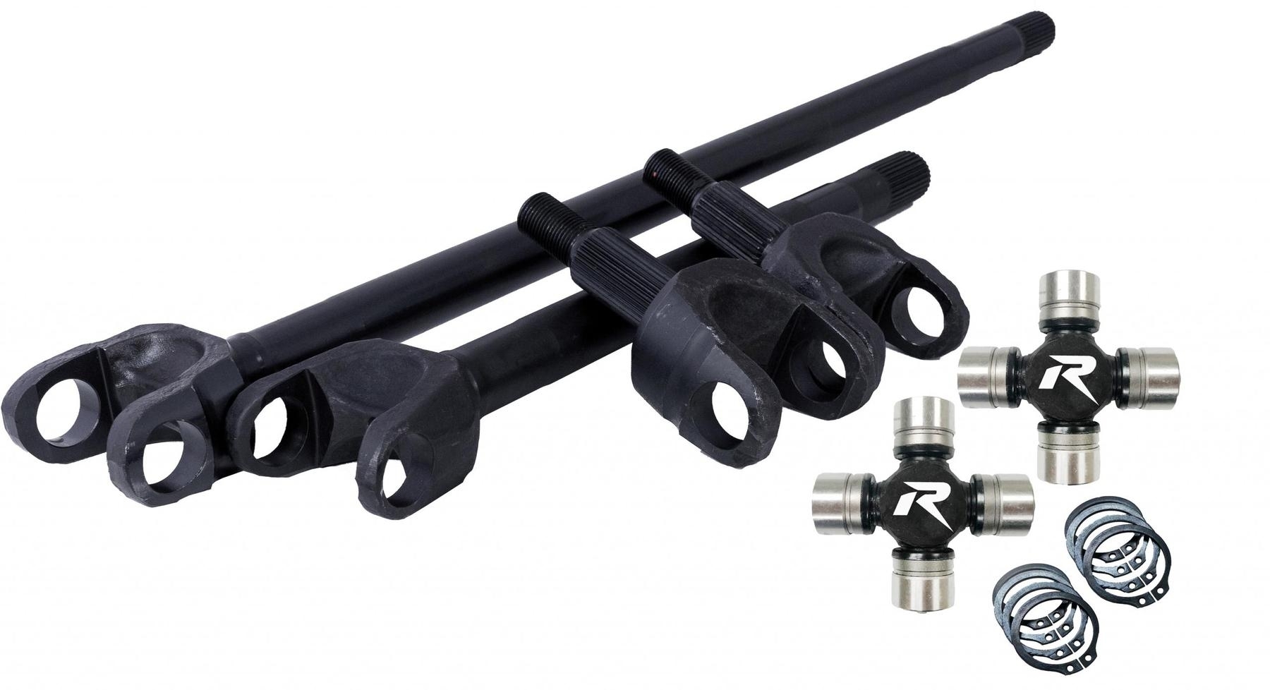 Revolution Gear & Axle Discovery Series 4340 Chromoly Front Axle Kit, Dana 30, Larger 1350 Style Hd
