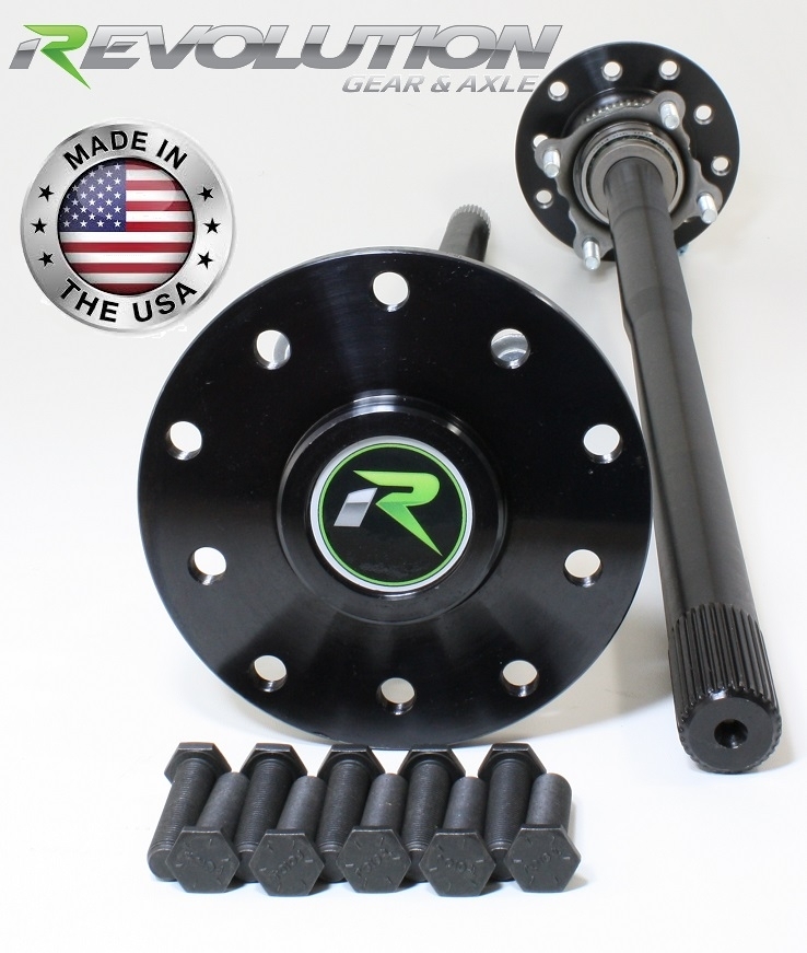 Revolution Gear & Axle 4140 Chromoly Rear Axle Kit With Disc Brakes, Dana 44, Bolt-In, 30 Spline, Revolution Gear & Axle 4140 Chromoly Rear Axle Kit With Disc Brakes, Dana 44, Bolt-In, 30 Spline,