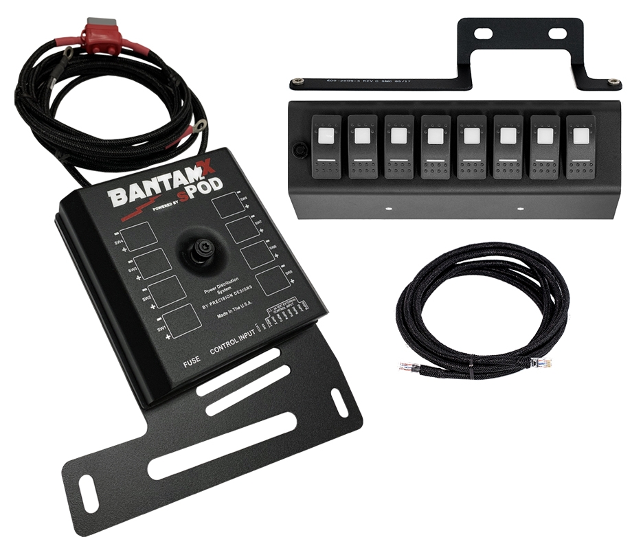 Spod Bantamx 8-Circuit Control System For 09-18 Wrangler Jk, Amber Leds | 09-18 JK, Spod Bantamx 8-Circuit Control System For 09-18 Wrangler Jk, Amber Leds | 09-18 JK,