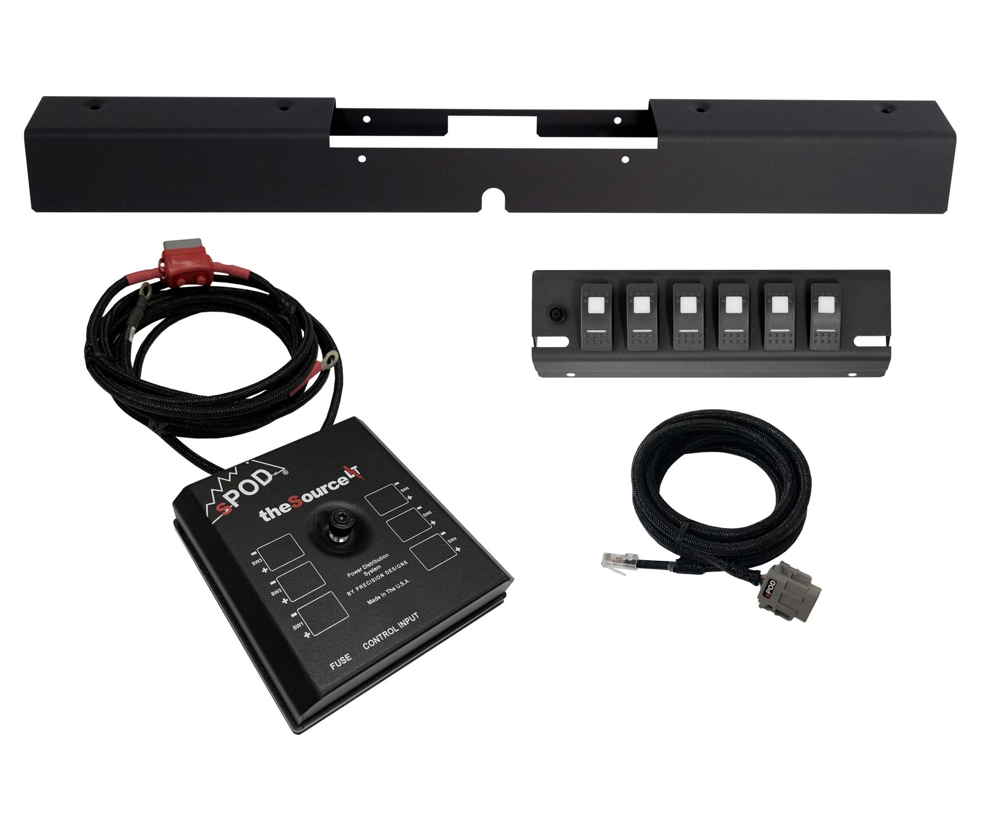 Spod Sourcelt 6-Circuit Control System For 03-06 Wrangler Tj, Red Leds | 03-06 TJ, GNJV-SL-03-TJ-R Spod Sourcelt 6-Circuit Control System For 03-06 Wrangler Tj, Red Leds | 03-06 TJ, GNJV-SL-03-TJ-R