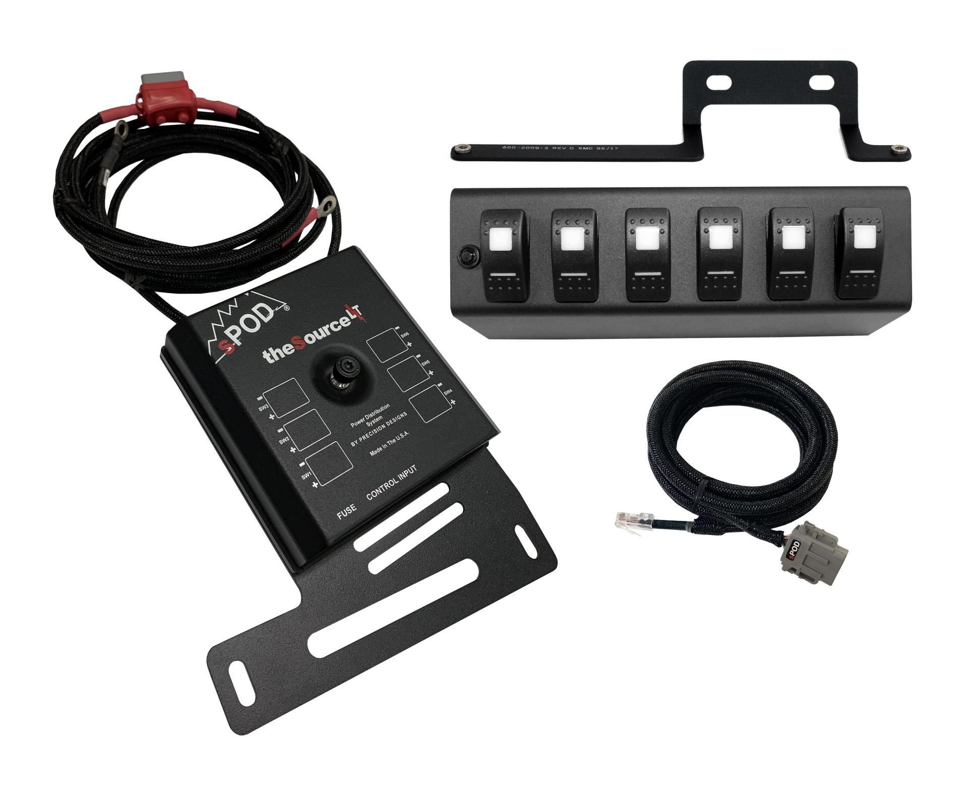 Spod Sourcelt 6-Circuit Control System For 09-18 Wrangler Jk, Red Leds | 09-18 JK, GNJV-SL-0918-JK-R Spod Sourcelt 6-Circuit Control System For 09-18 Wrangler Jk, Red Leds | 09-18 JK, GNJV-SL-0918-JK-R