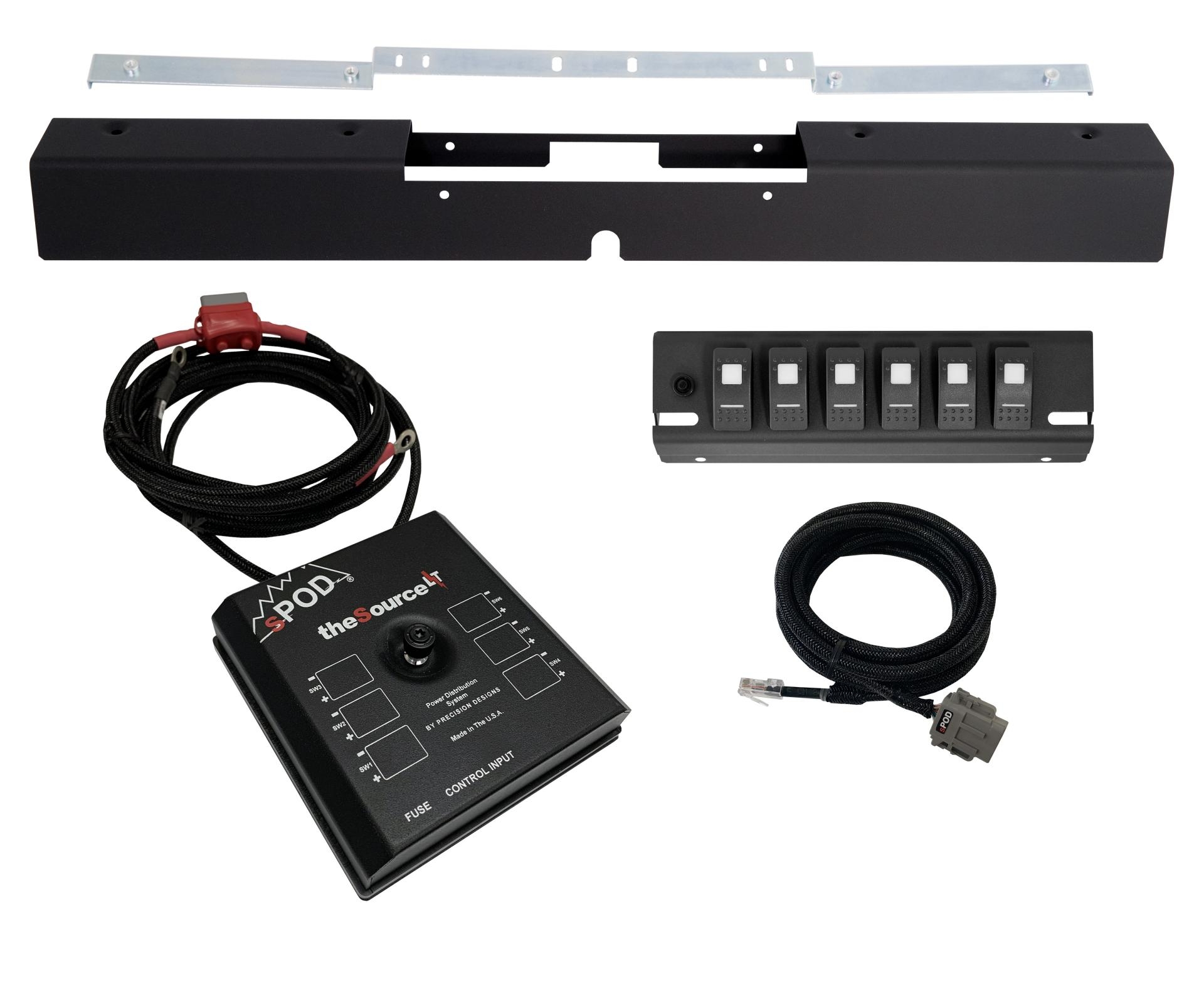 Spod Sourcelt 6-Circuit Control System For 97-02 Wrangler Tj, Red Leds | 97-02 TJ, GNJV-SL-97-TJ-R Spod Sourcelt 6-Circuit Control System For 97-02 Wrangler Tj, Red Leds | 97-02 TJ, GNJV-SL-97-TJ-R