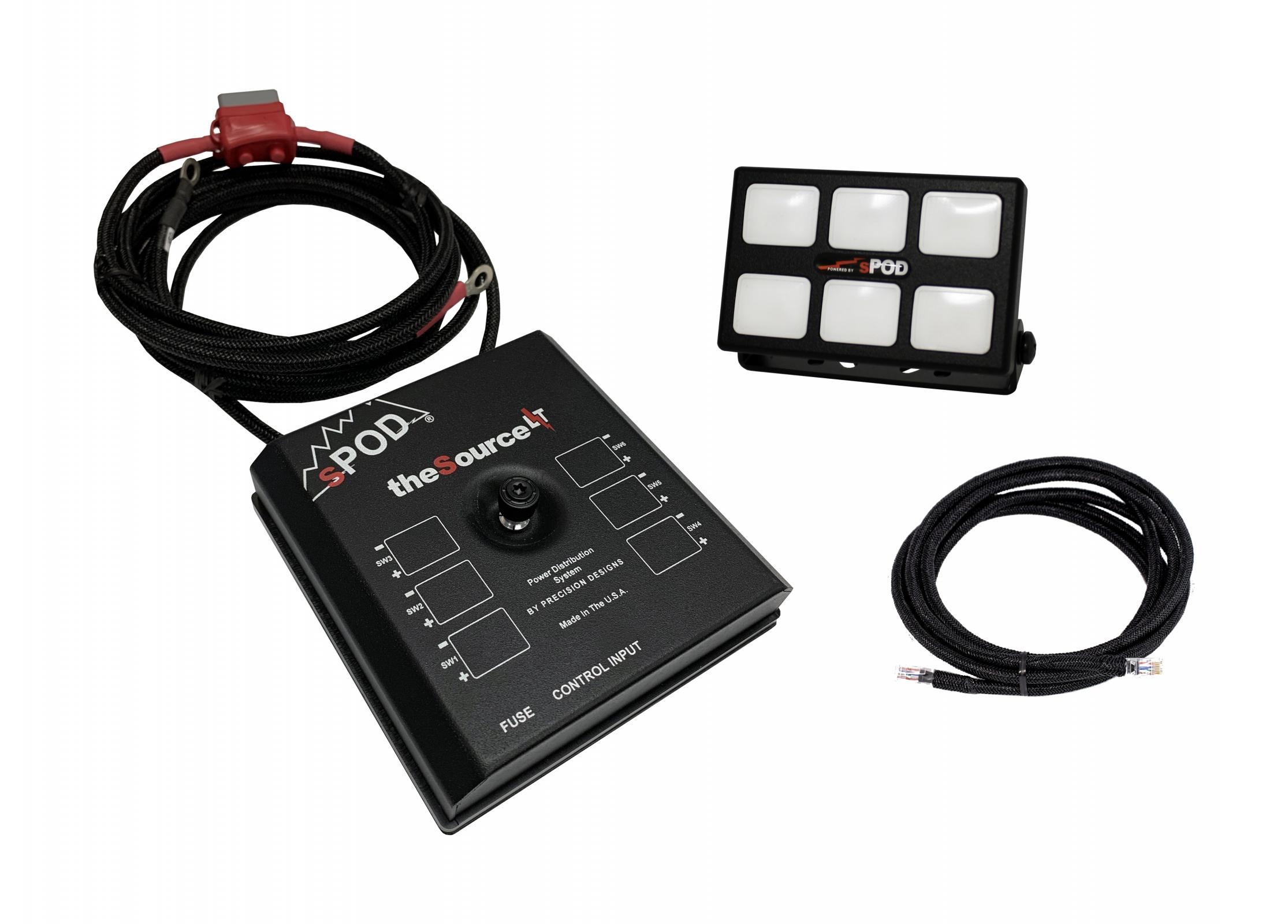 Spod Sourcelt Universal 6-Circuit Control System With Mini-6 Panel And 36