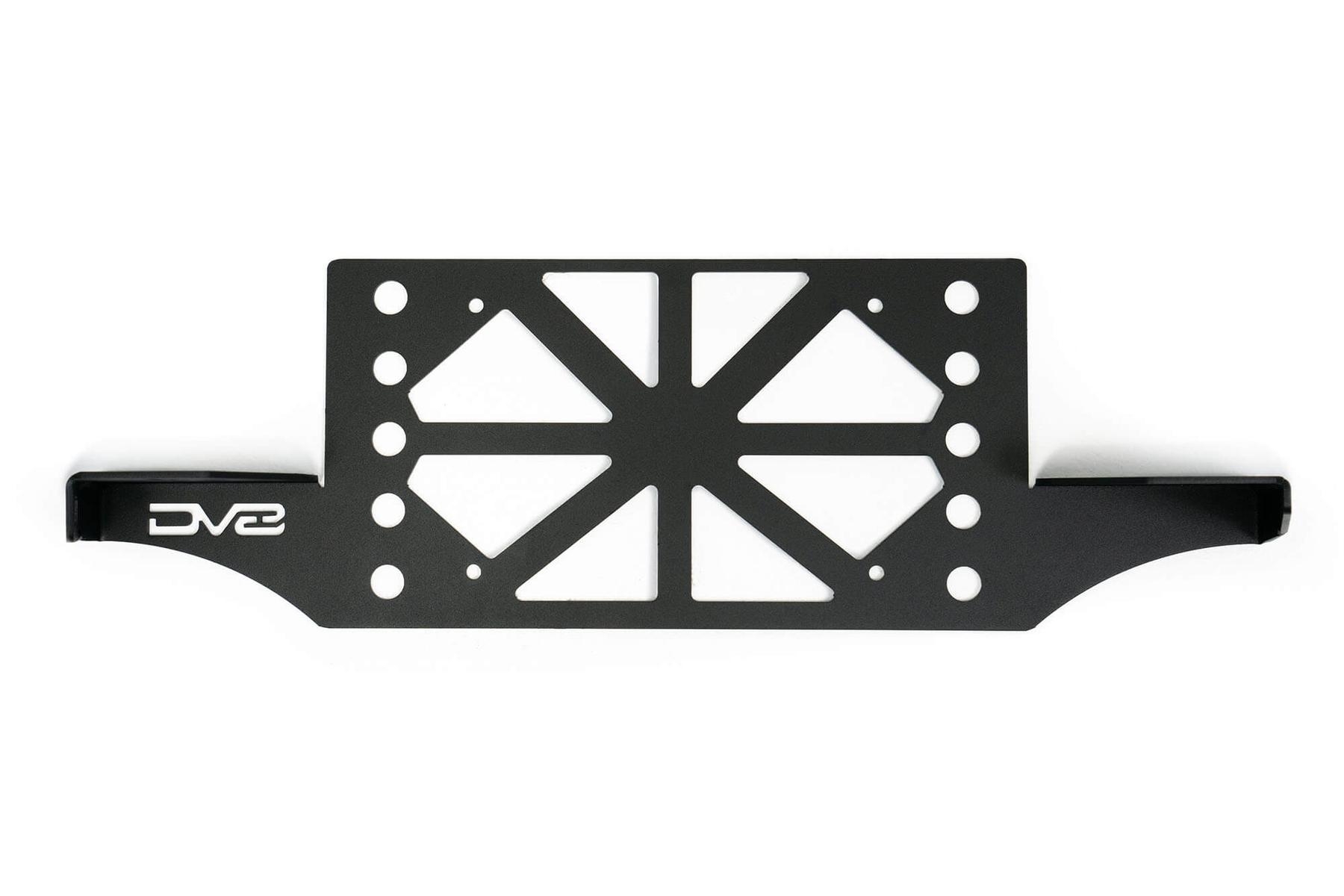 Dv8 Offroad Universal License Plate Mount With Pod Light Mounts, HKJT-LPBM-03 Dv8 Offroad Universal License Plate Mount With Pod Light Mounts, HKJT-LPBM-03