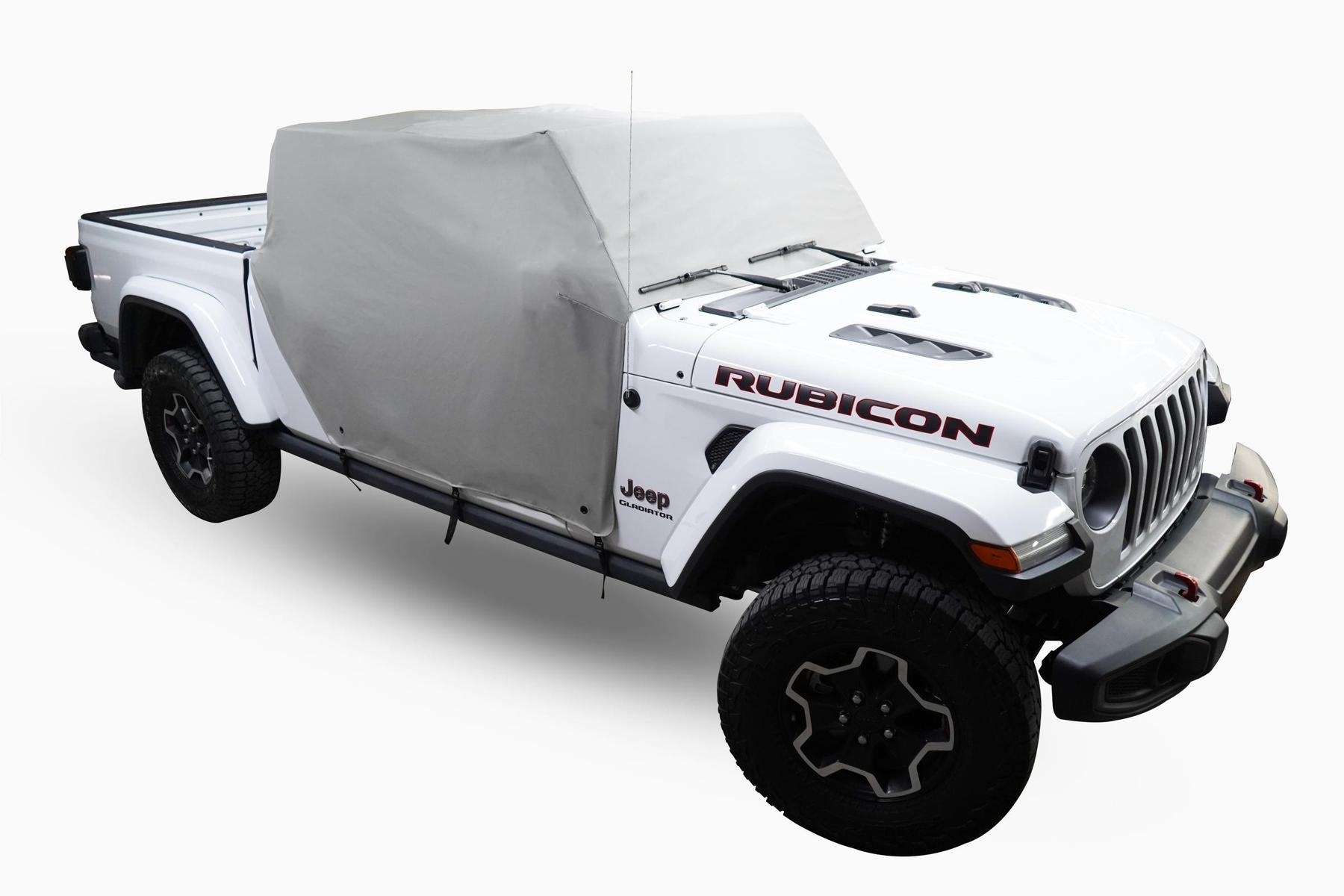 Mastertop Gladiator Cab Cover For Gladiator 4 Dr (All Hardware Removed), Gray Denim | 2020+ Jeep Mastertop Gladiator Cab Cover For Gladiator 4 Dr (All Hardware Removed), Gray Denim | 2020+ Jeep