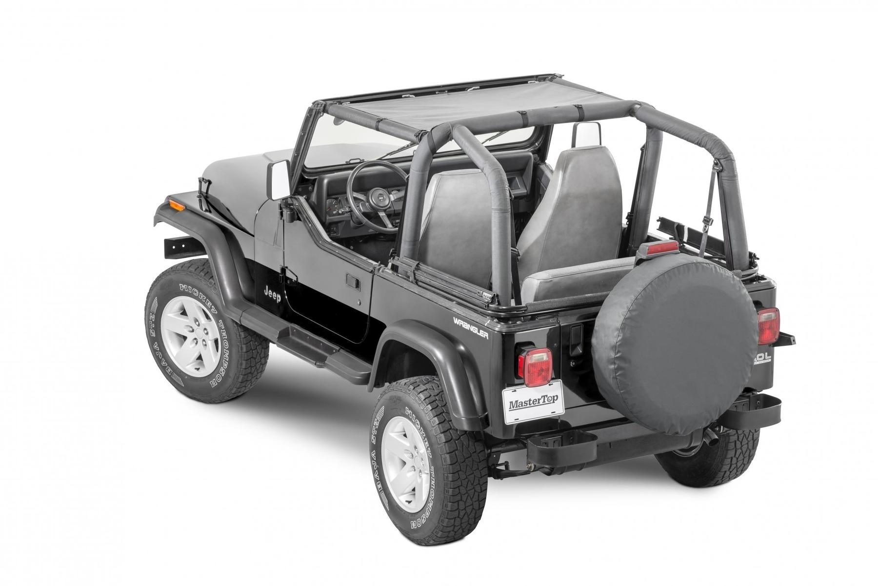 Mastertop Mesh Bimini Top Shademaker For 87-95 Wrangler Yj, Red | 87-95 Jeep Wrangler YJ, Mastertop Mesh Bimini Top Shademaker For 87-95 Wrangler Yj, Red | 87-95 Jeep Wrangler YJ,