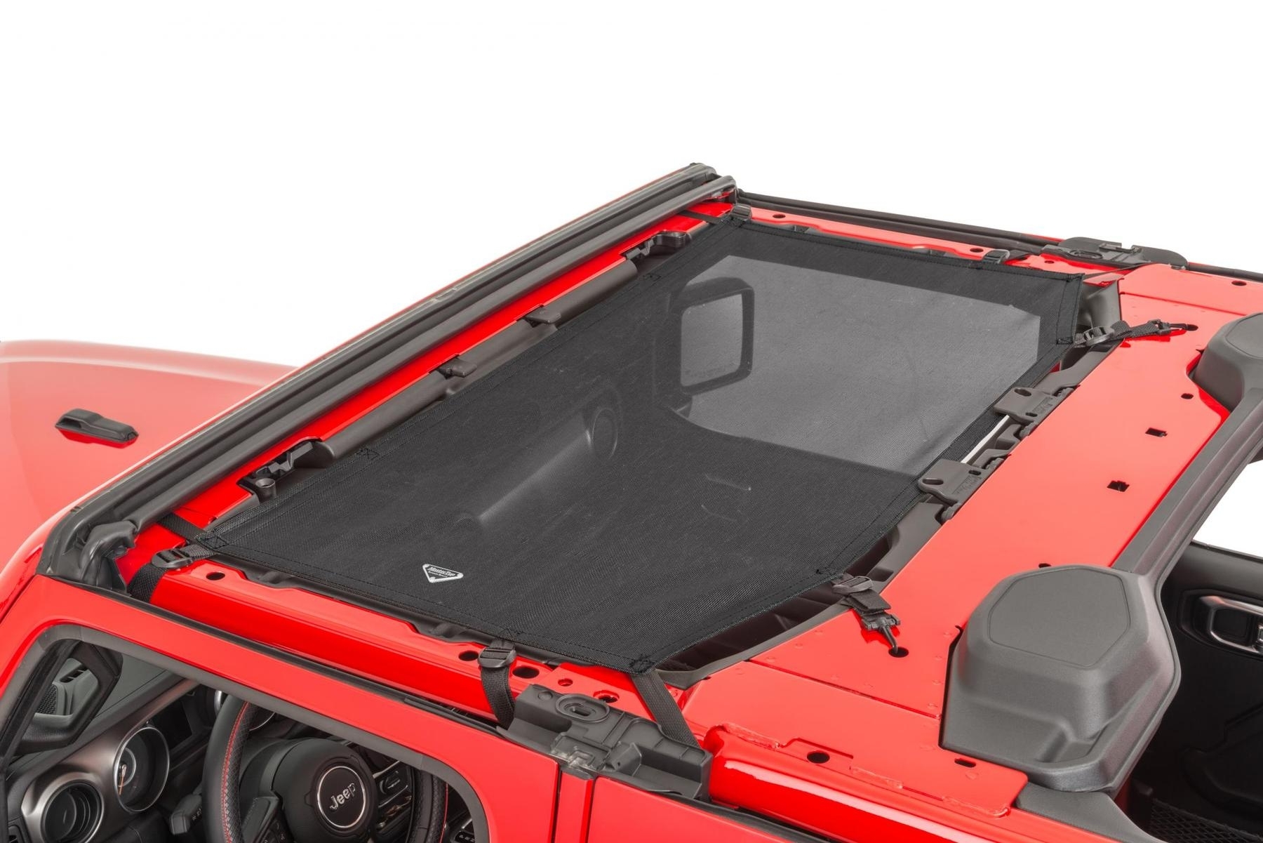 Mastertop Shademaker Freedom Mesh Bimini Top For Jeep Wrangler Jl 2/4 Door, Black | 2018+ Jeep Mastertop Shademaker Freedom Mesh Bimini Top For Jeep Wrangler Jl 2/4 Door, Black | 2018+ Jeep