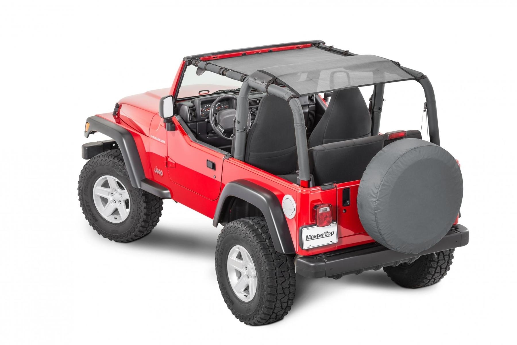 Mastertop Mesh Bimini Top Shademaker Plus For 92-06 Wrangler Tj/yj, Black | 92-06 Jeep Wrangler Mastertop Mesh Bimini Top Shademaker Plus For 92-06 Wrangler Tj/yj, Black | 92-06 Jeep Wrangler