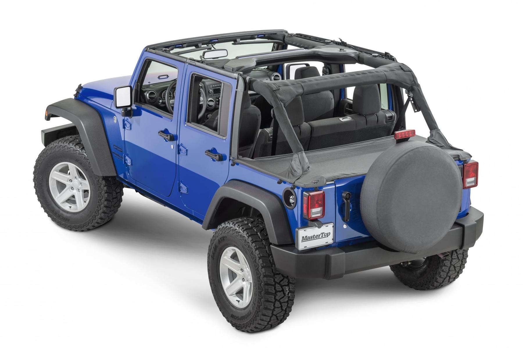 Mastertop Tonneau Cover For 07-18 Jeep Wrangler Jk 4 Door, Black Diamond | 07-18 Jeep Wrangler JK, Mastertop Tonneau Cover For 07-18 Jeep Wrangler Jk 4 Door, Black Diamond | 07-18 Jeep Wrangler JK,