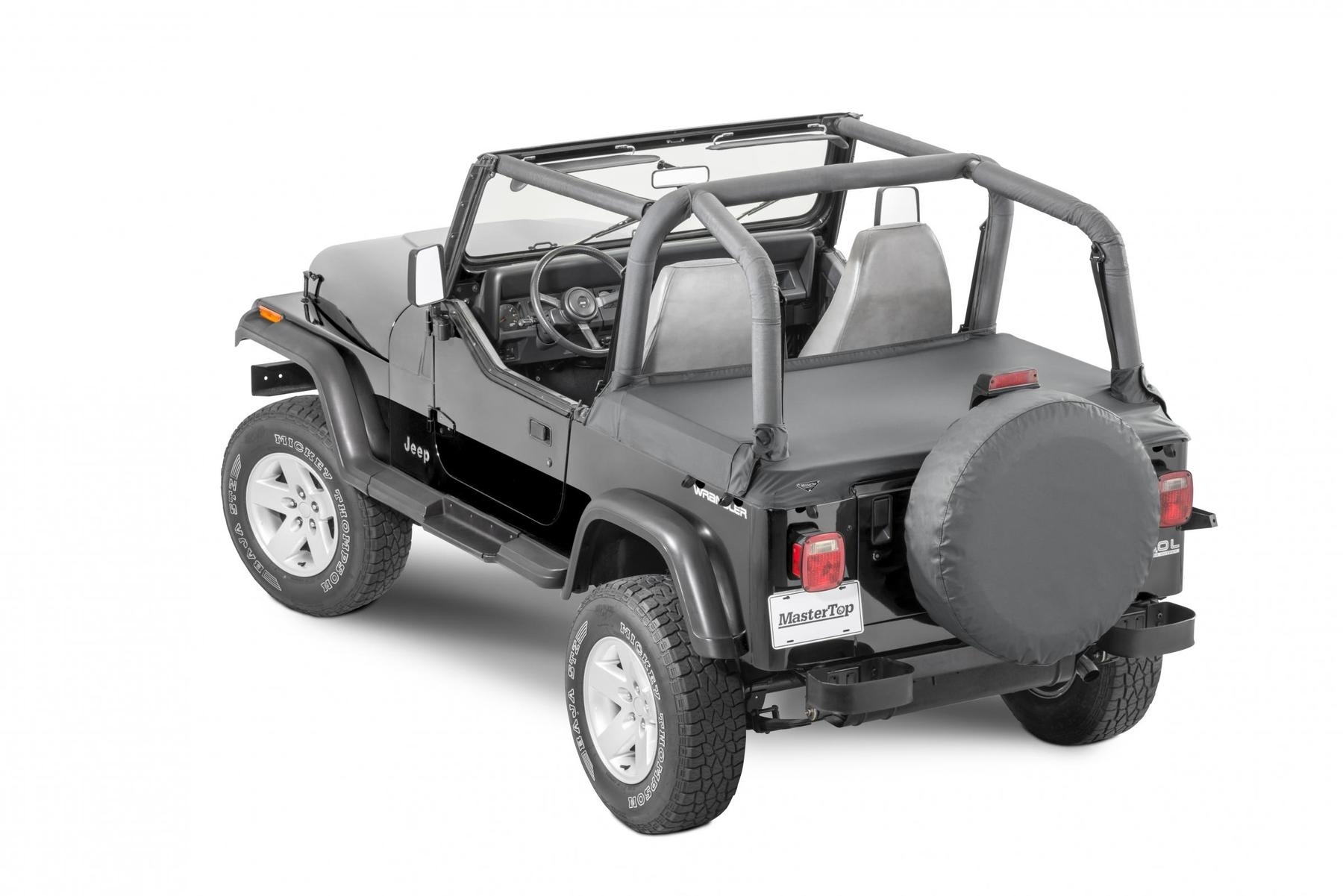 Mastertop Tonneau Cover For 92-95 Jeep Wrangler Yj, Black Diamond | 92-95 Jeep Wrangler YJ, Mastertop Tonneau Cover For 92-95 Jeep Wrangler Yj, Black Diamond | 92-95 Jeep Wrangler YJ,