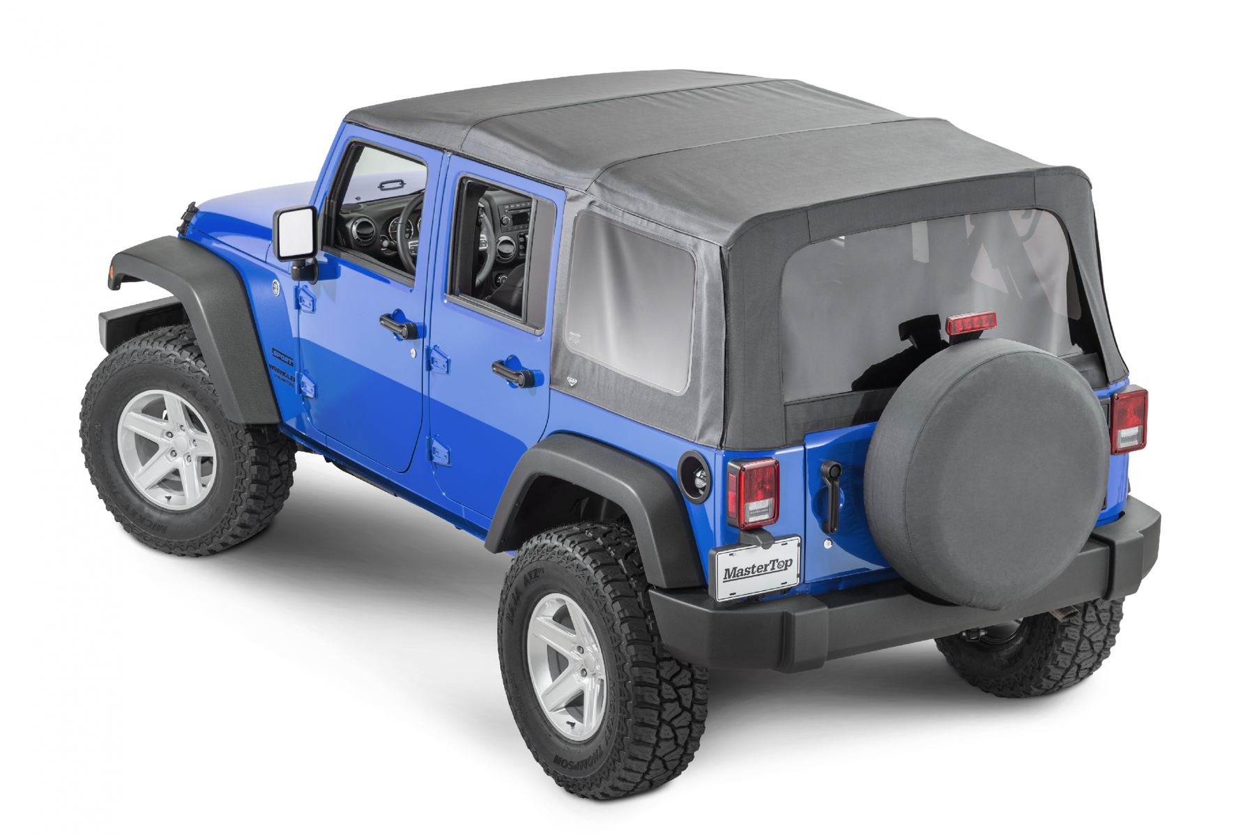 Mastertop Full Hardware Top, No Doorskins, Tinted Glass For 10-18 Jeep Wrangler Jk 4 Door, Black Mastertop Full Hardware Top, No Doorskins, Tinted Glass For 10-18 Jeep Wrangler Jk 4 Door, Black