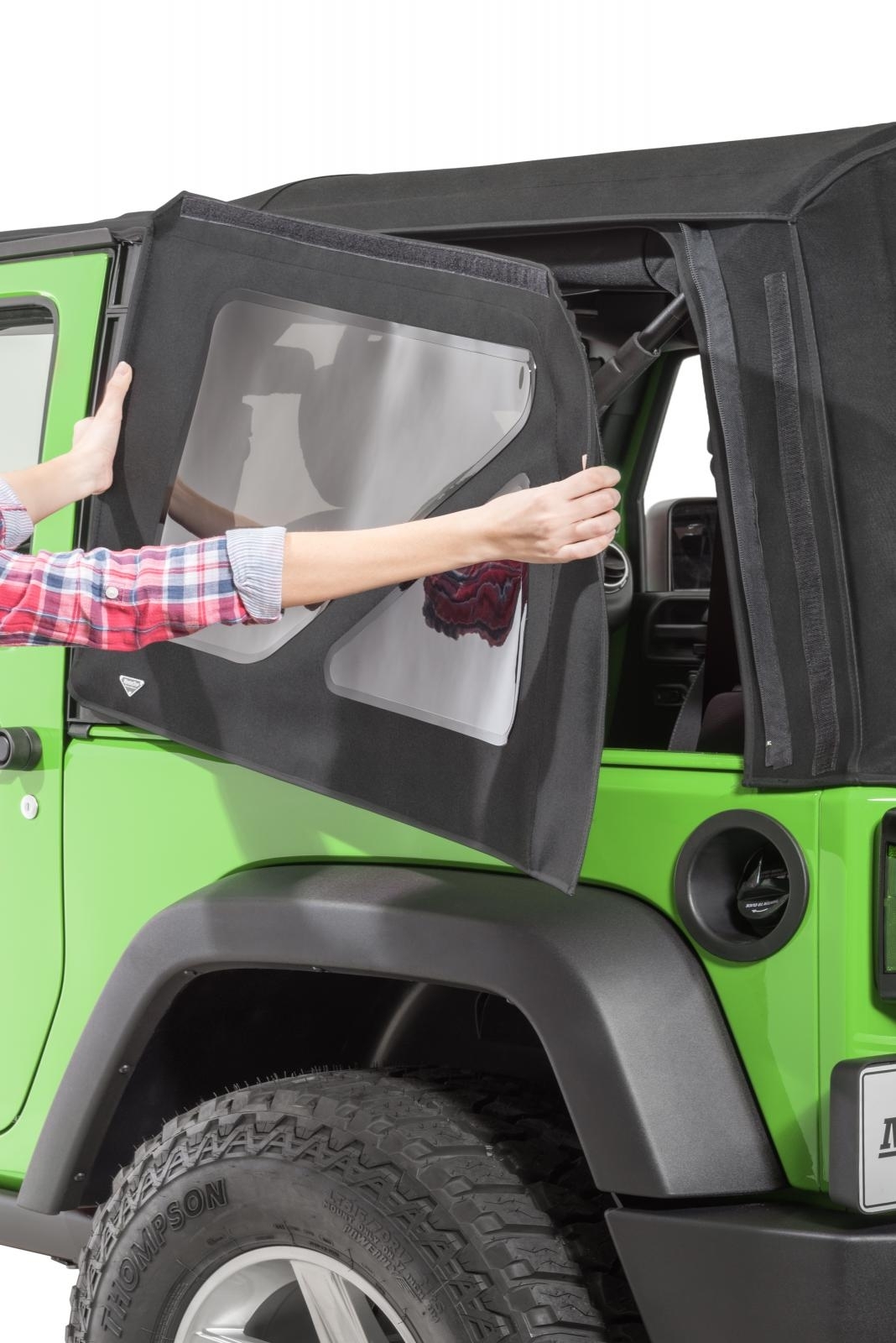Mastertop Replacement Window For 13-18 Wrangler Jk 2 Door With Mopar Factory Top, Acrylic Twill Mastertop Replacement Window For 13-18 Wrangler Jk 2 Door With Mopar Factory Top, Acrylic Twill