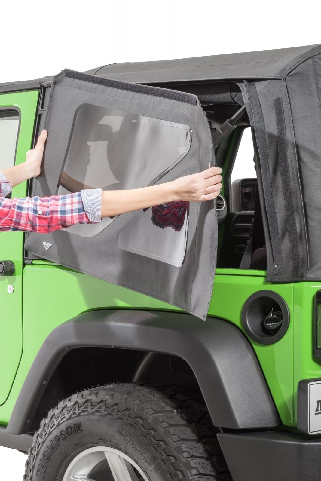 Mastertop Replacement Window For 13-18 Wrangler Jk 2 Door With Mopar Factory Top (Passenger Side), Mastertop Replacement Window For 13-18 Wrangler Jk 2 Door With Mopar Factory Top (Passenger Side),