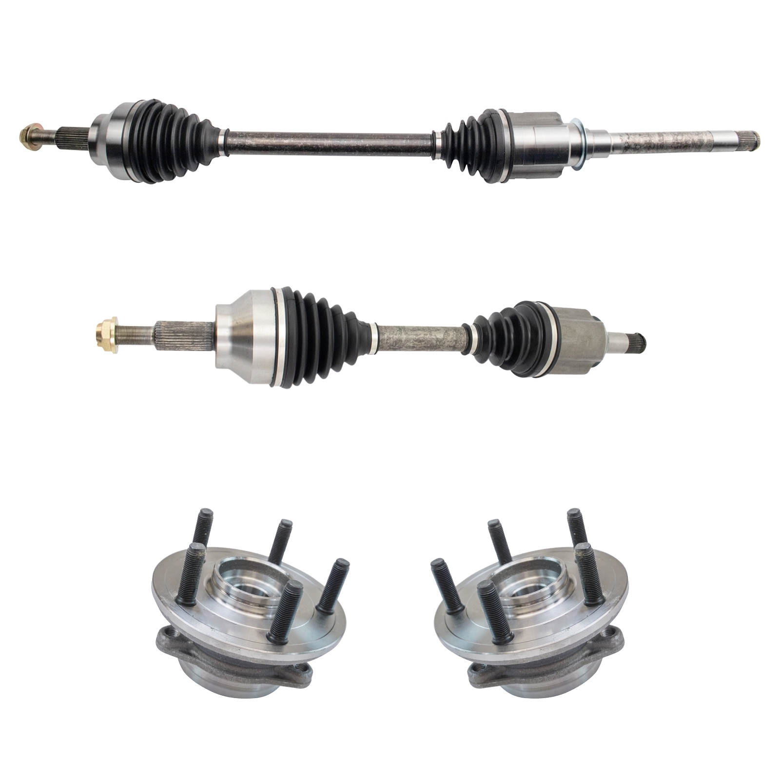 Trq 4 Piece Cv Axle Shaft Set For 11-18 Grand Cherokee Front, HWNV-CSA89954 Trq 4 Piece Cv Axle Shaft Set For 11-18 Grand Cherokee Front, HWNV-CSA89954