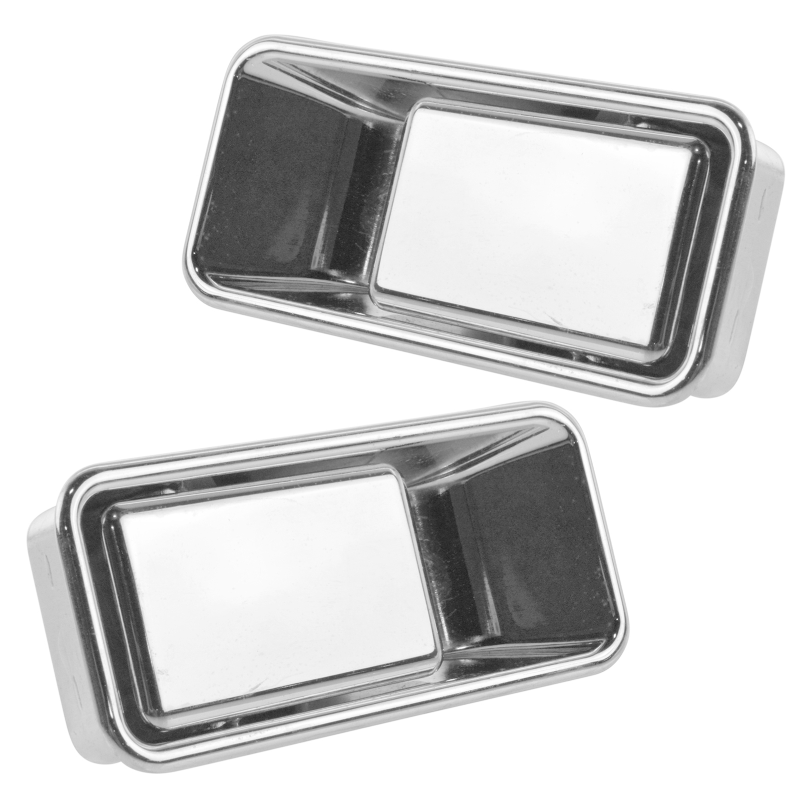 Trq 2 Piece Exterior Door Handle Set For 87-06 Wrangler Yj/tj Driver & Passenger Side, Chrome, Trq 2 Piece Exterior Door Handle Set For 87-06 Wrangler Yj/tj Driver & Passenger Side, Chrome,