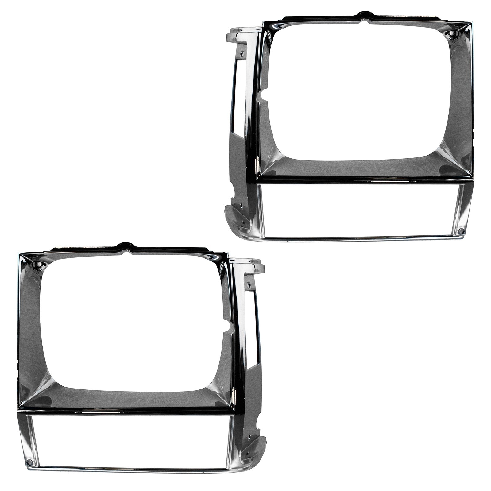 Diy Solutions 2 Piece Headlight Bezel Set For 86-90 Comanche 84-90 Cherokee 84-85 Wagoneer, Diy Solutions 2 Piece Headlight Bezel Set For 86-90 Comanche 84-90 Cherokee 84-85 Wagoneer,