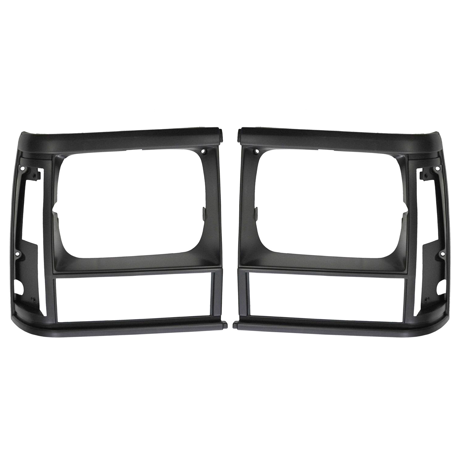 Diy Solutions Headlight Bezels For 91-96 Cherokee 91-92 Comanche, Pair, Black, HWNV-GRI00804 Diy Solutions Headlight Bezels For 91-96 Cherokee 91-92 Comanche, Pair, Black, HWNV-GRI00804