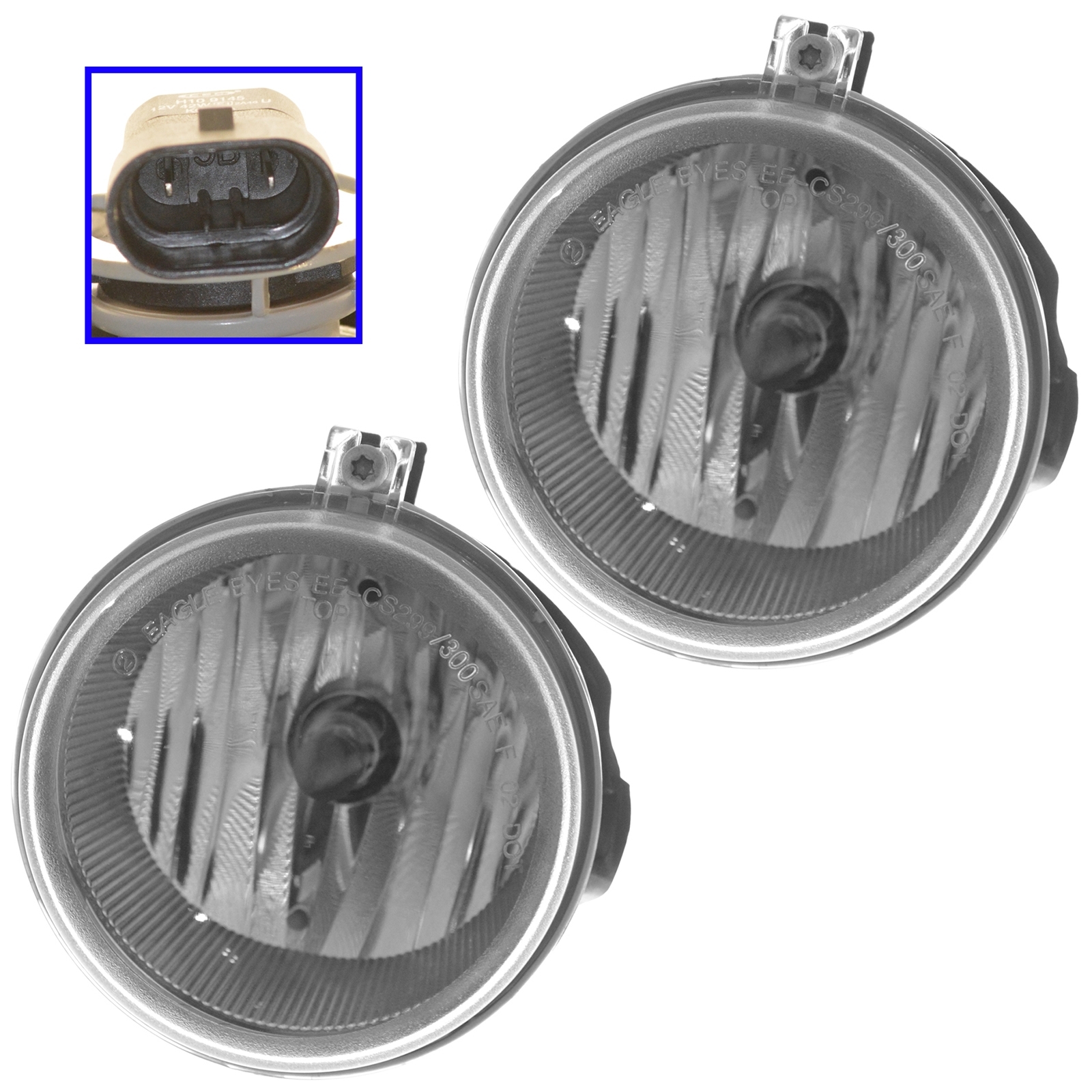 Diy Solutions 2 Piece Fog Light Set Pair For 07-09 Compass 07-09 Patriot, HWNV-LHT00835 Diy Solutions 2 Piece Fog Light Set Pair For 07-09 Compass 07-09 Patriot, HWNV-LHT00835