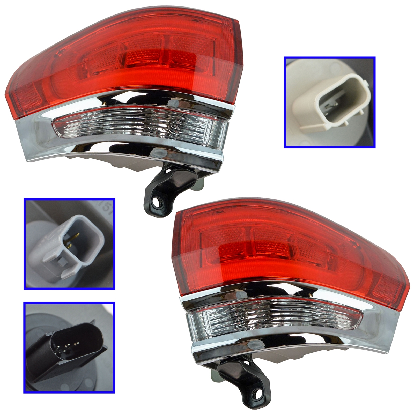 Diy Solutions 2 Piece Outer Tail Light Set For 14-19 Grand Cherokee, HWNV-LHT07968