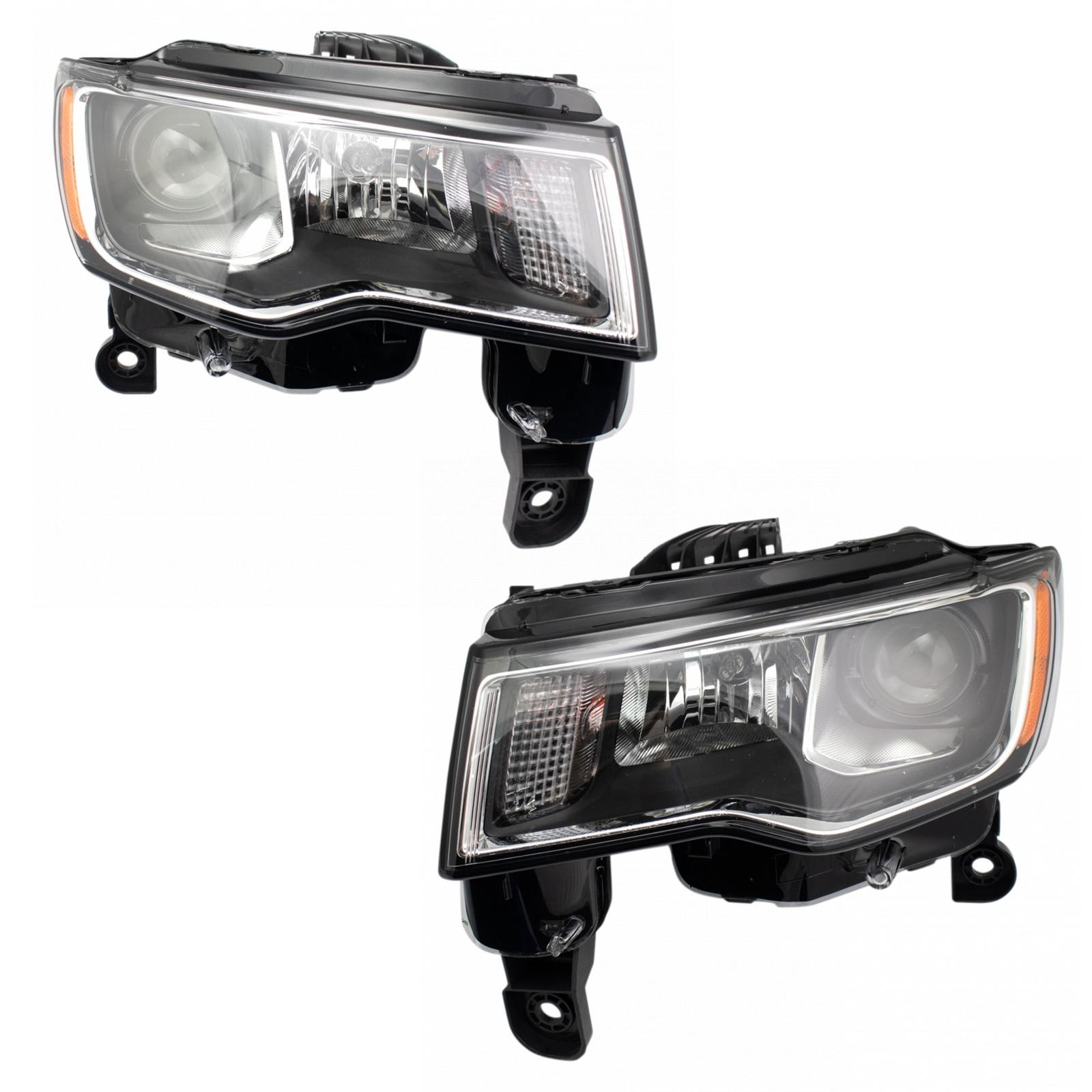 Diy Solutions 2 Piece Headlight Set For 17-20 Grand Cherokee, HWNV-LHT09810 Diy Solutions 2 Piece Headlight Set For 17-20 Grand Cherokee, HWNV-LHT09810