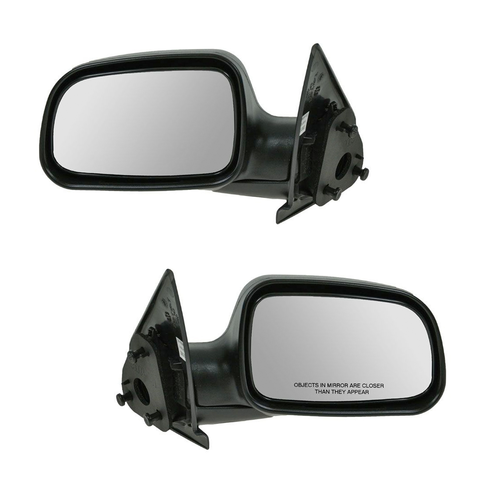 Trq Manual Manual-Folding Textured Black 2 Piece Mirror Set For 99-04 Grand Cherokee Driver & Trq Manual Manual-Folding Textured Black 2 Piece Mirror Set For 99-04 Grand Cherokee Driver &