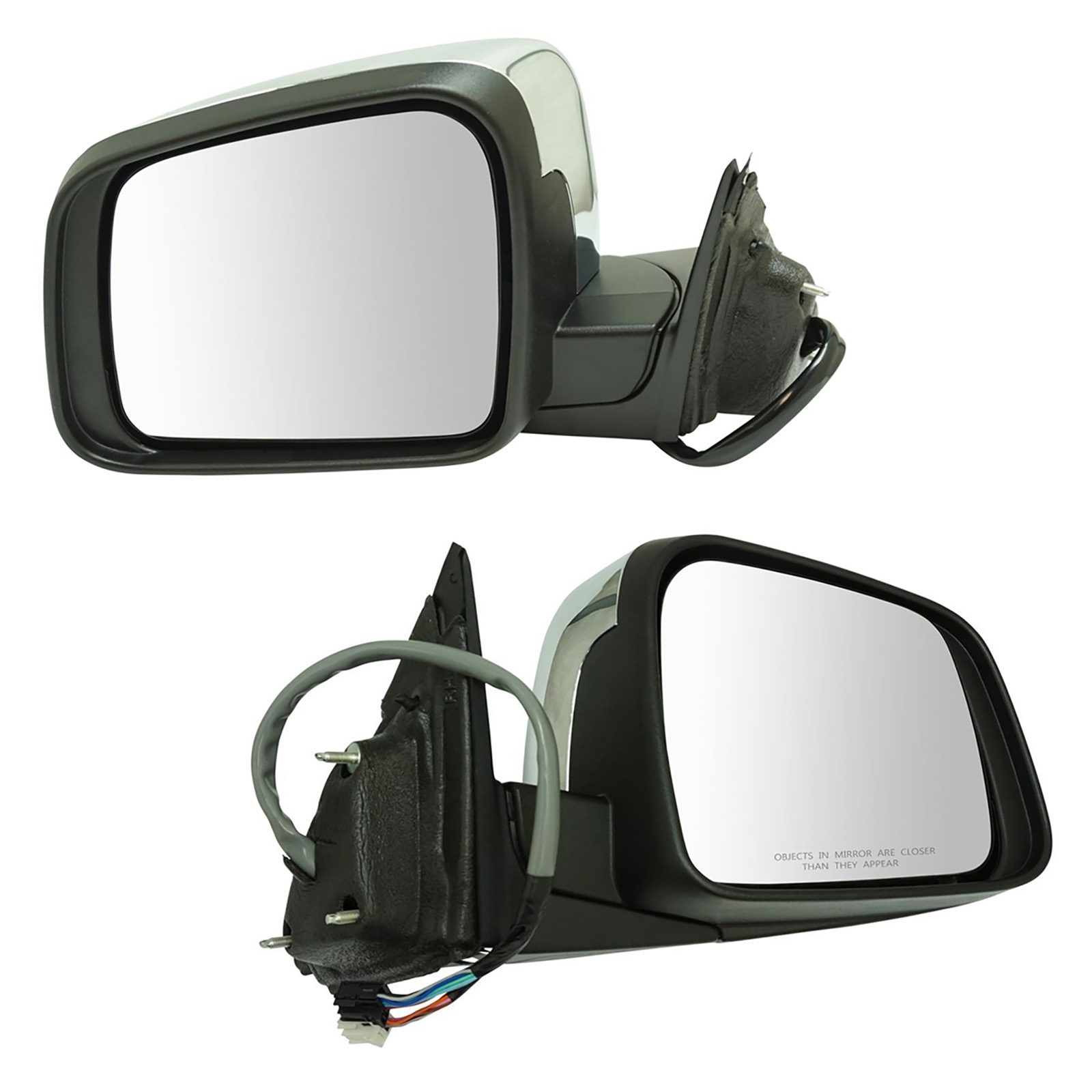 Trq Power Heated Led Turn Signal Memory Blind Spot Detection Puddle Light Power-Folding Chrome 2 Trq Power Heated Led Turn Signal Memory Blind Spot Detection Puddle Light Power-Folding Chrome 2
