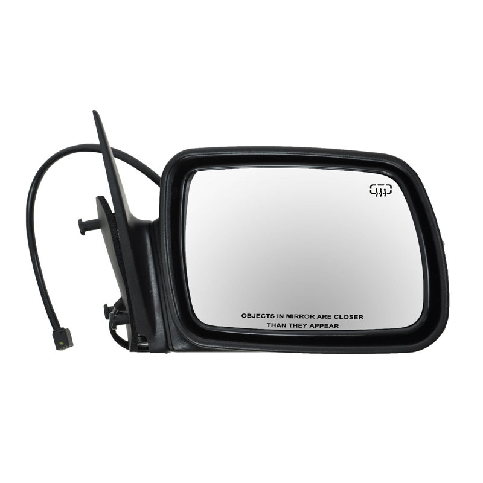 Trq Power Heated Textured Black Mirror For 96-98 Grand Cherokee Passenger Side, HWNV-MRA05144 Trq Power Heated Textured Black Mirror For 96-98 Grand Cherokee Passenger Side, HWNV-MRA05144