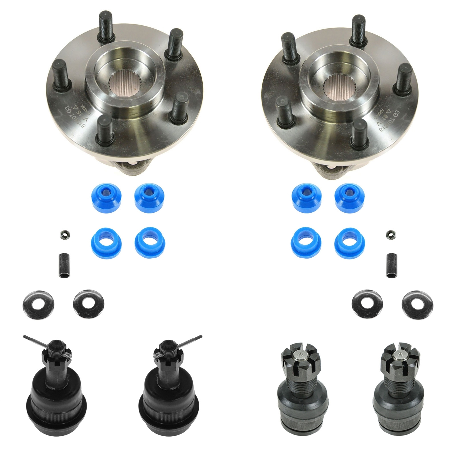 Trq 8 Piece Steering & Suspension Service Kit For 86-89 Comanche 84-89 Cherokee 84-89 Wagoneer, Trq 8 Piece Steering & Suspension Service Kit For 86-89 Comanche 84-89 Cherokee 84-89 Wagoneer,