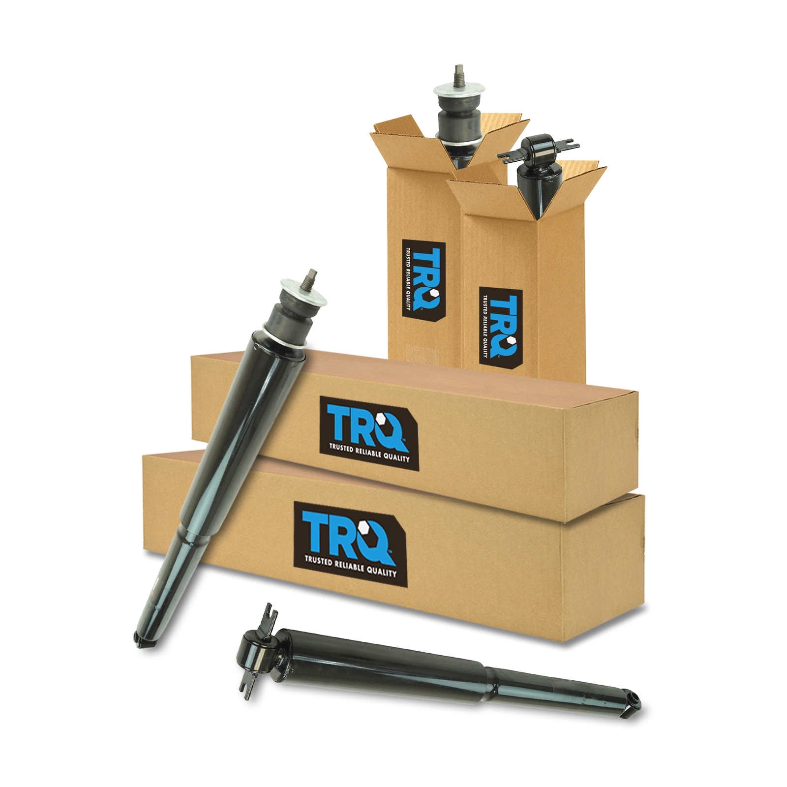 Trq 4 Piece Shock Absorber Set For 07-17 Wrangler Jk Front & Rear, Suspension Parts, HWNV-SBA60516 Trq 4 Piece Shock Absorber Set For 07-17 Wrangler Jk Front & Rear, Suspension Parts, HWNV-SBA60516