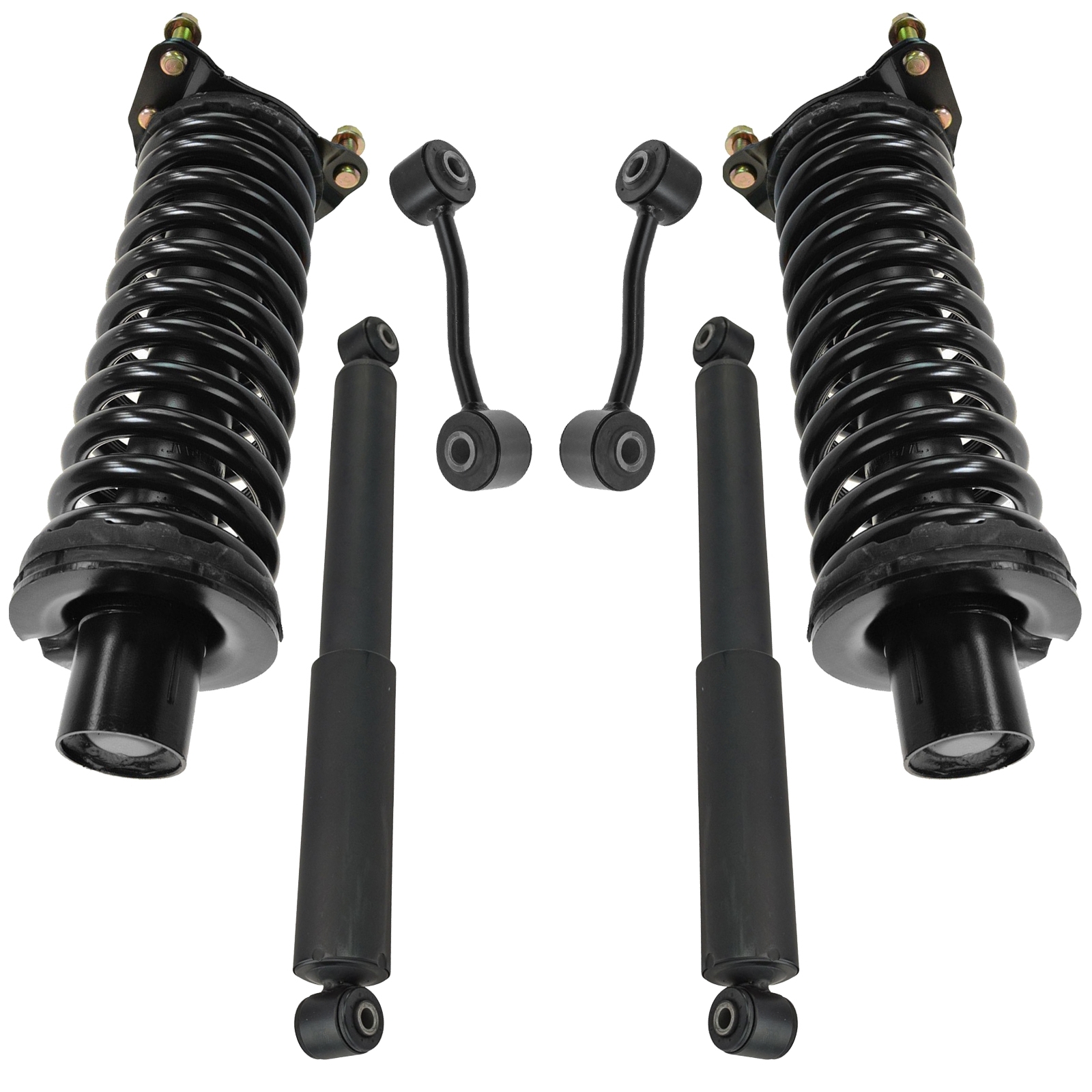 Trq 6 Piece Strut & Spring Assembly Set For 02-07 Liberty, Suspension Parts, HWNV-SCA67078 Trq 6 Piece Strut & Spring Assembly Set For 02-07 Liberty, Suspension Parts, HWNV-SCA67078