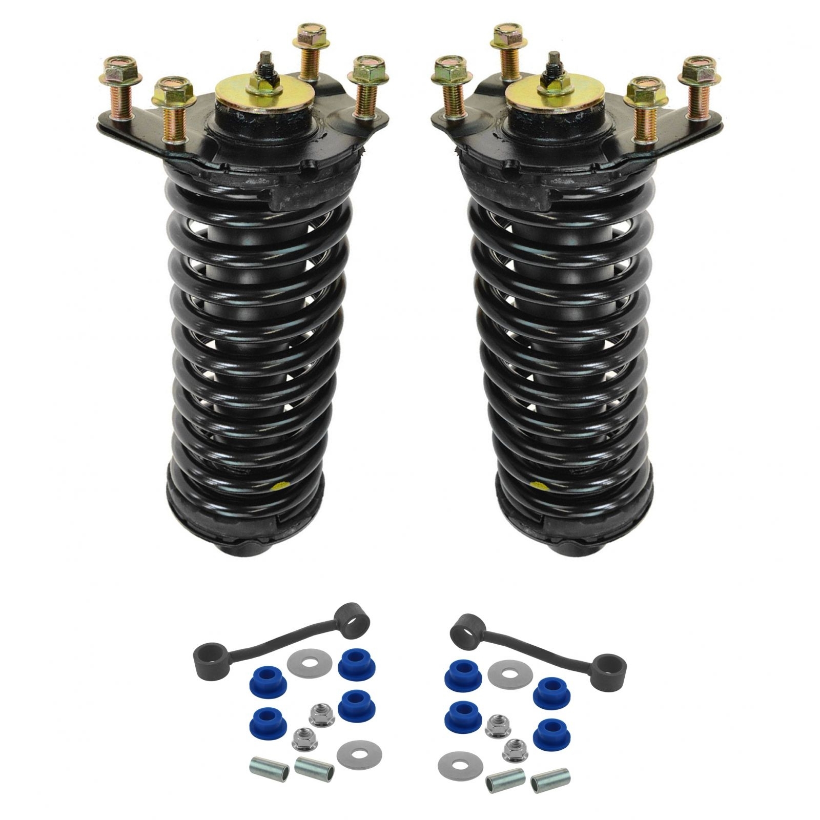 Trq 4 Piece Strut & Spring Assembly Set For 08-12 Liberty Front, Suspension Parts, HWNV-SCA67172 Trq 4 Piece Strut & Spring Assembly Set For 08-12 Liberty Front, Suspension Parts, HWNV-SCA67172