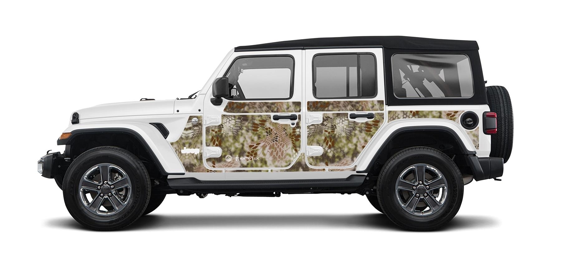 Mek Magnet Kryptek Highlander Desert Camo Magnetic Trail Armor For Jeep Wrangler Jl Unlimited