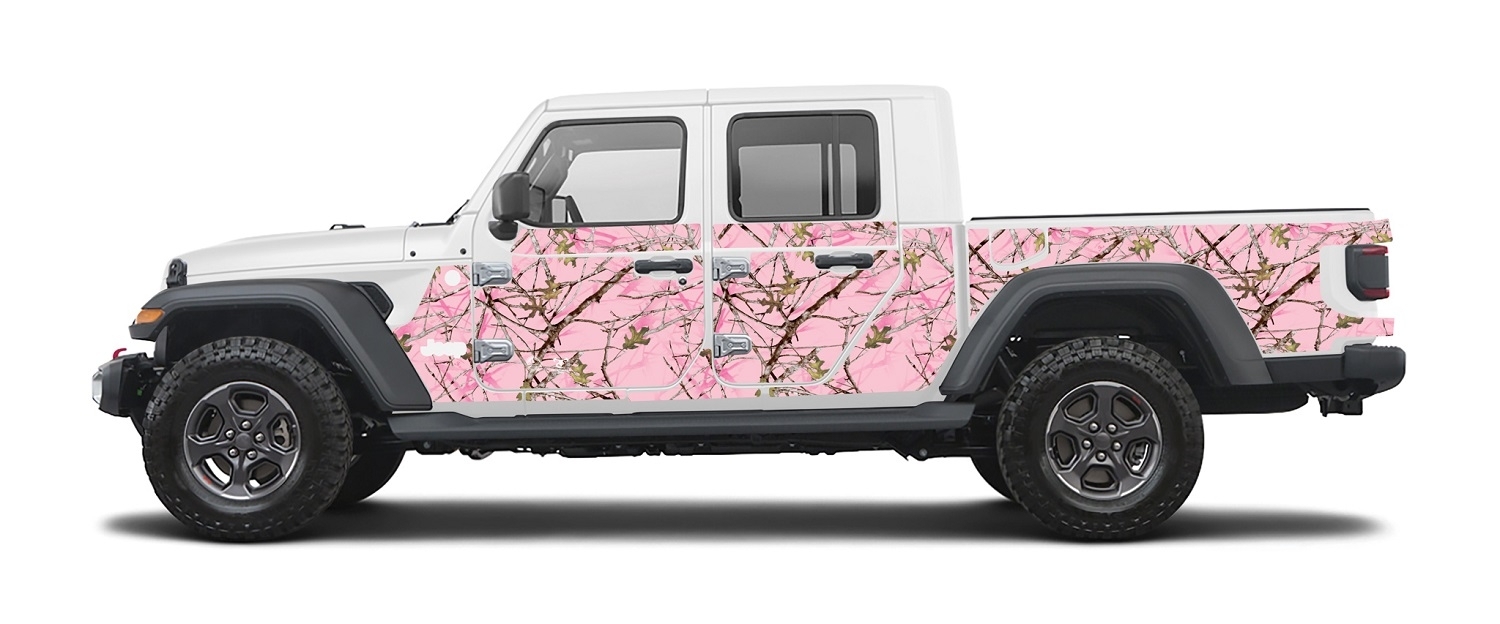 Mek Magnet True Timber For The Ladies Series Camo Magnetic Trail Armor For Jeep Gladiator Jt 4-Door