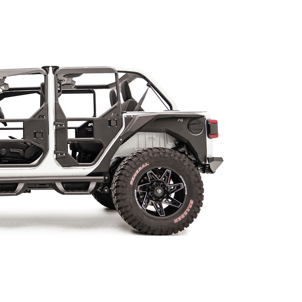 Fab Fours Jl Rear Fender Base, Bare Steel | 2018-2019 Jeep Wrangler JL & Wrangler JL Unlimited,