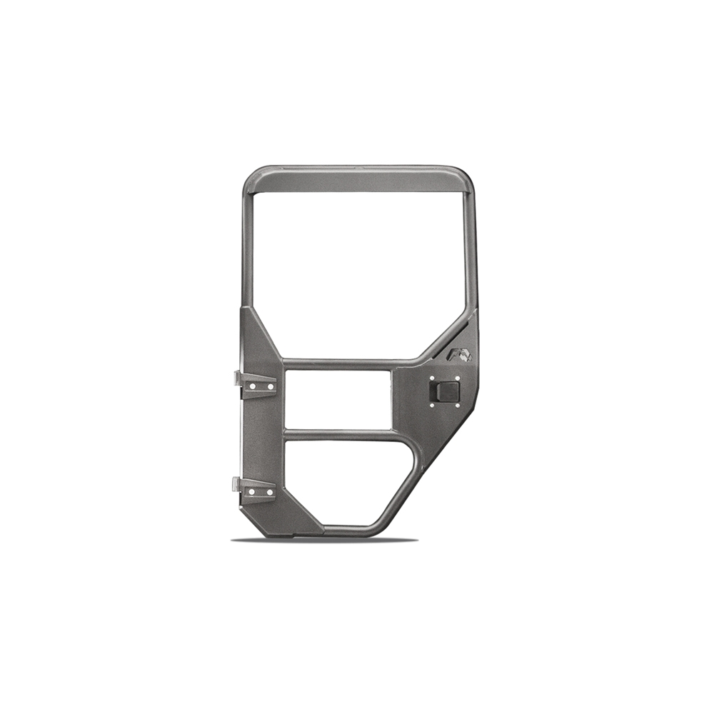 Fab Fours Jl/jt Rear Full Tube Doors, Bare Steel, Pair | 2018-2020 Jeep Wrangler JLU & Gladiator