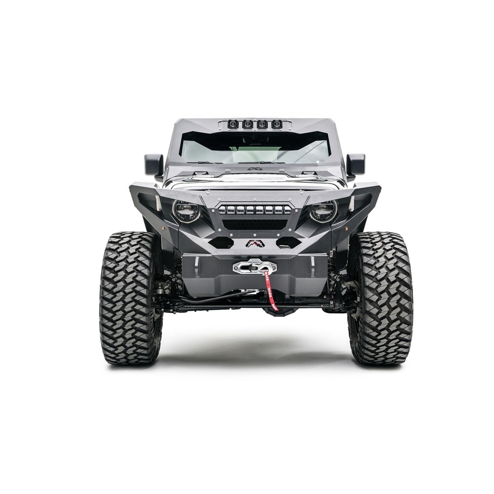 Fab Fours Jl/jt Grumper Front Fender System, Bare Steel, Pair | 2018-2020 Jeep Wrangler JL/JLU &