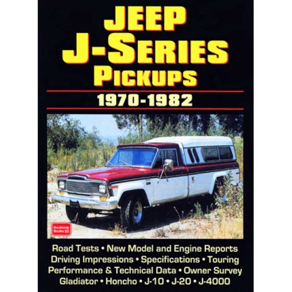 Fits: 1970-1982 Jeep J-Series Description: The Cartech Jeep J-Series Pickups Manual Contains Contemporary Road Tests, Technical Data, New Model Introductions, Driver's Impressions And Owner Survey. Product Details: Pages: 104 Size: 8 X 10.75 (Inches) Format: Paperback Illustrations: 200 B/w Photos Publisher: Marston Book Services, Ltd Isbn: 9781855204102 Parts Included: (1) Cartech Manual - Jeep J Series Pickups Years Covered: 1970, 1971, 1972, 1973, 1974, 1975, 1976, 1977, 1978, 1979, 1980, 1981 And 1982